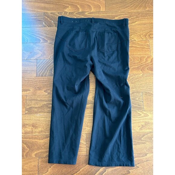 Torrid Trouser Bombshell Ponte bootcut Pant Deep Black Plus Sz 22 SHORT NWOT - Picture 7 of 7